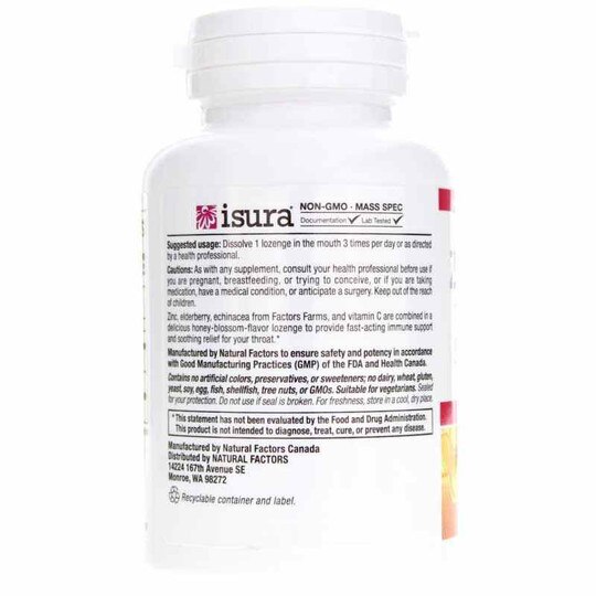 Zinc Lozenges, Natural Factors